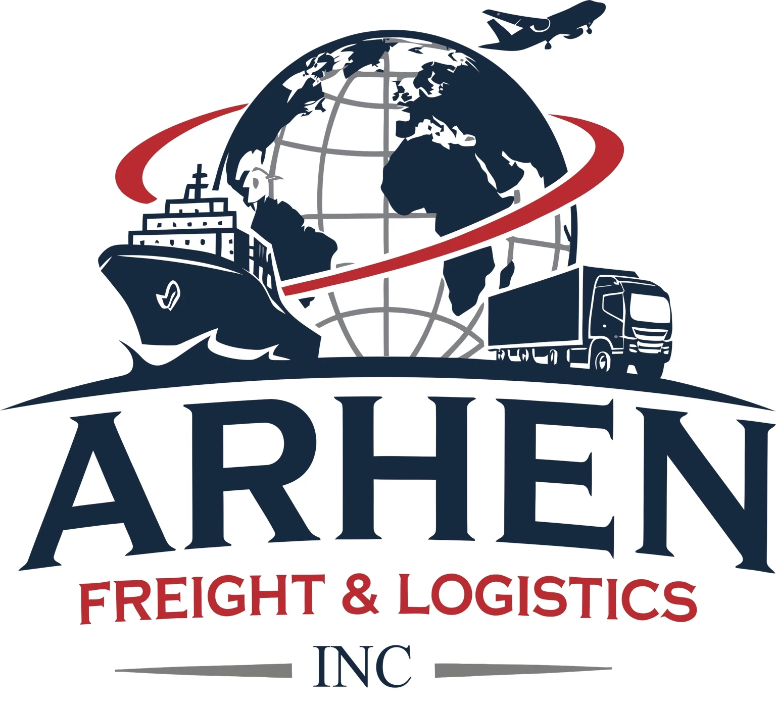 Arhen Freight & Logistics — Logo design